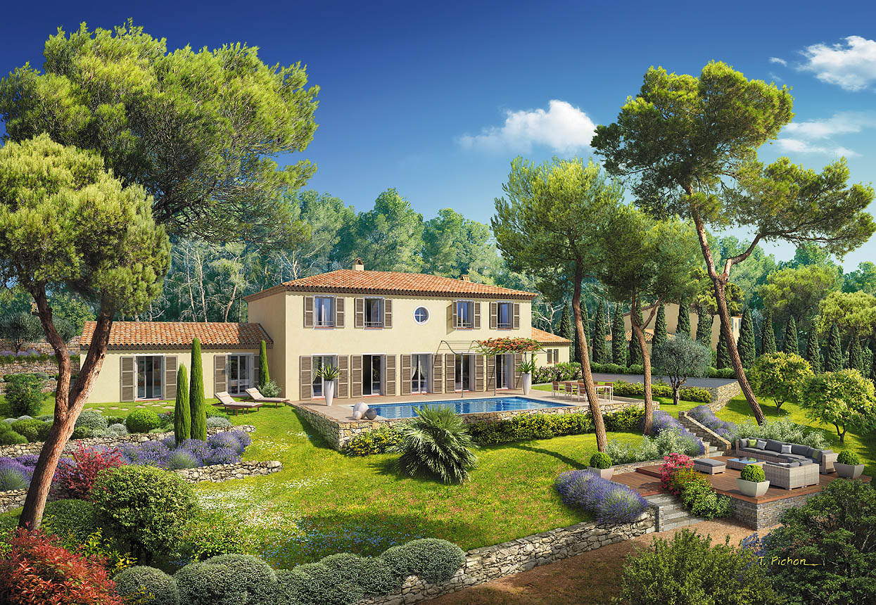 perspective - immobilier - programme PIERRES DE PROVENCE
