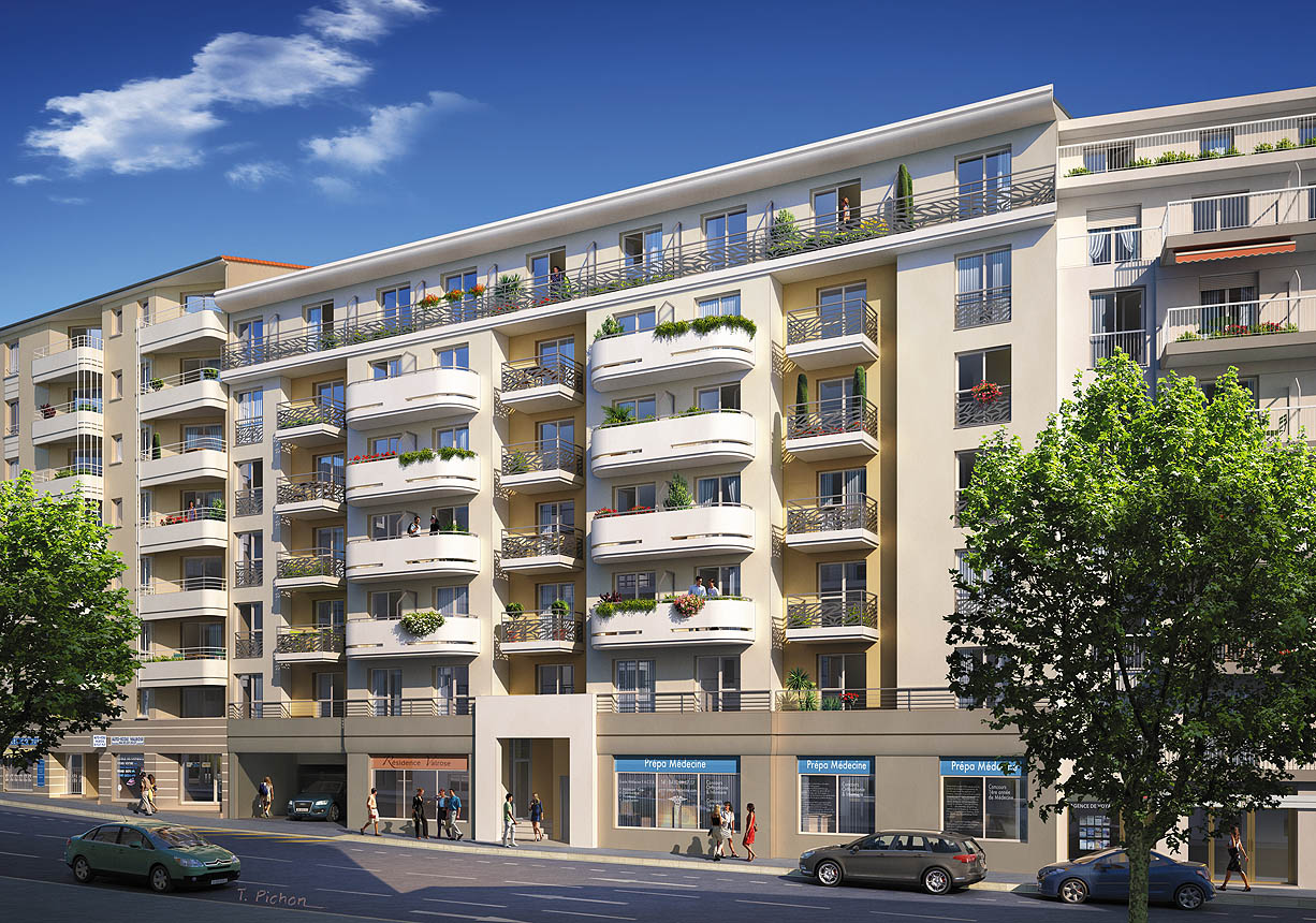 perspective - immobilier - programme CAMPUS NICEA