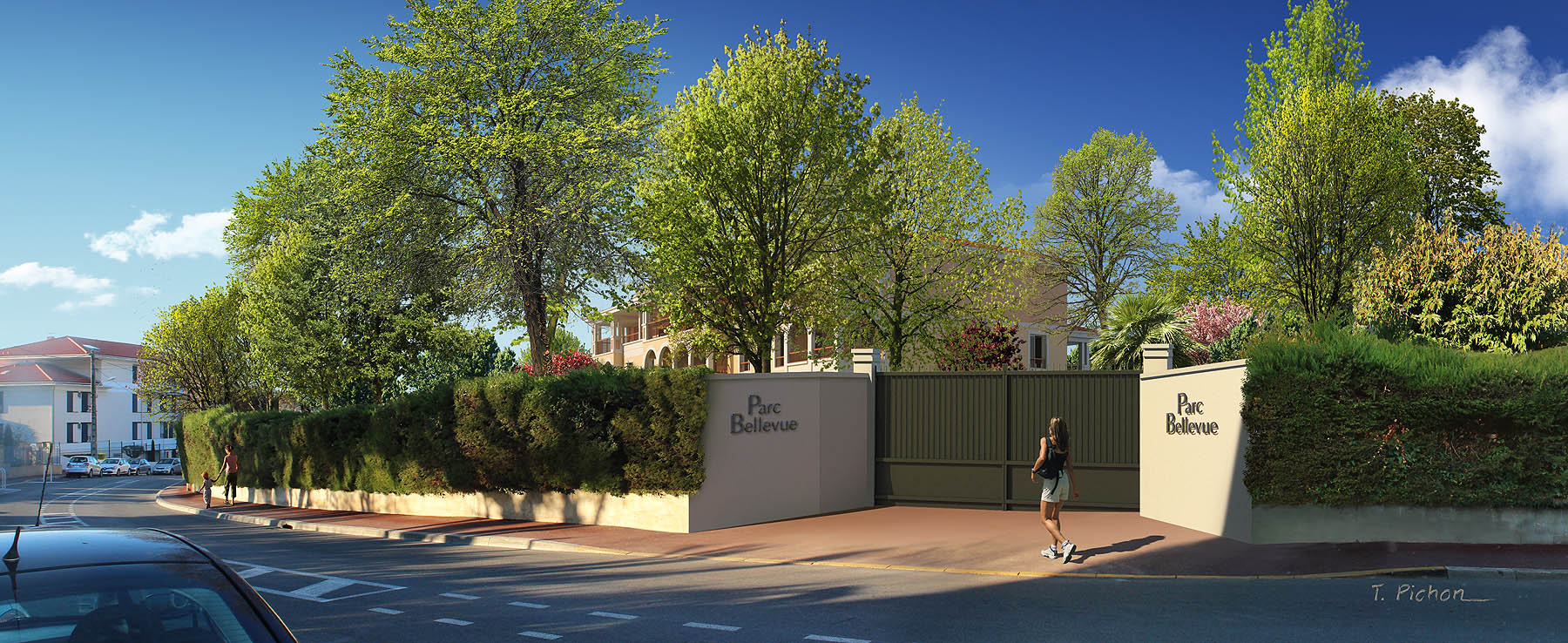 insertion dans site - architecture - projet 06 CANNES LA BOCCA