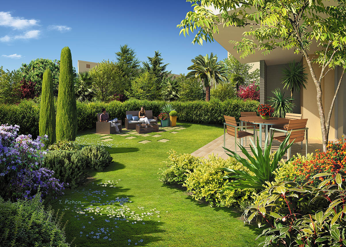 perspective - immobilier - programme VAL DES ANGES