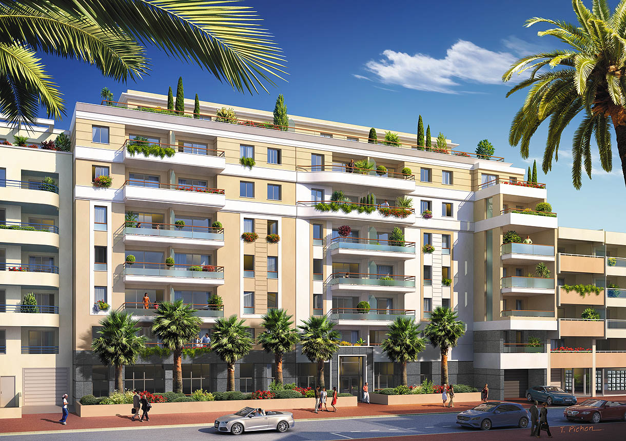 perspective - immobilier - programme MARINA BAY