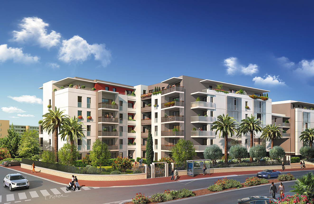 perspective - immobilier - programme PATIO VERDE