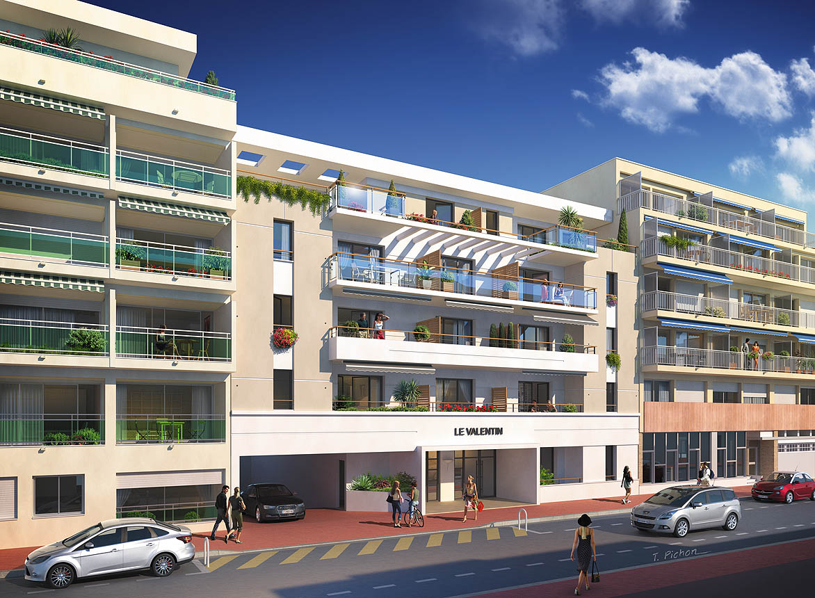 perspective - immobilier - programme LE VALENTIN