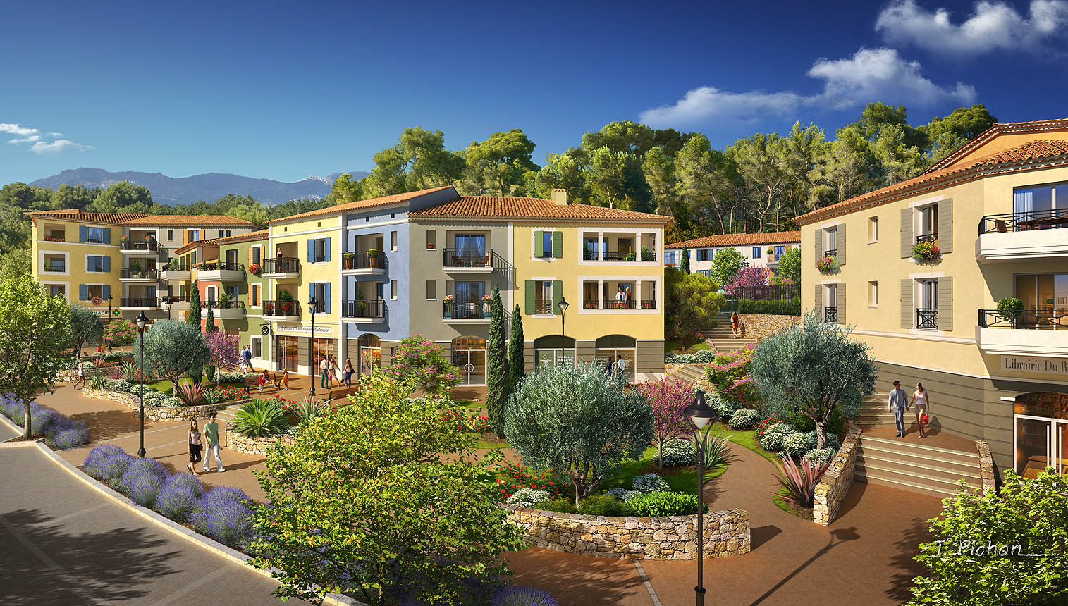 perspective - immobilier - programme LICES DE PROVENCE