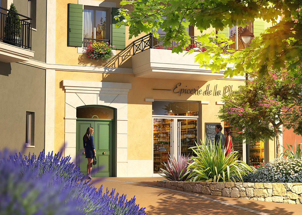 perspective - immobilier - programme LICES DE PROVENCE