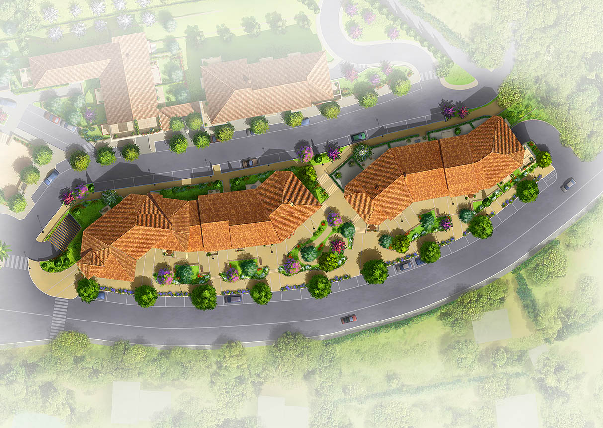 plan de masse - immobilier - programme LICES DE PROVENCE