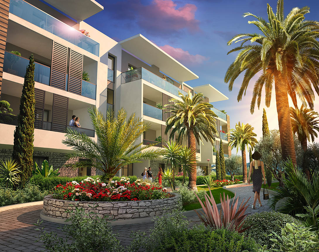 perspective - immobilier - programme PALM HORIZON