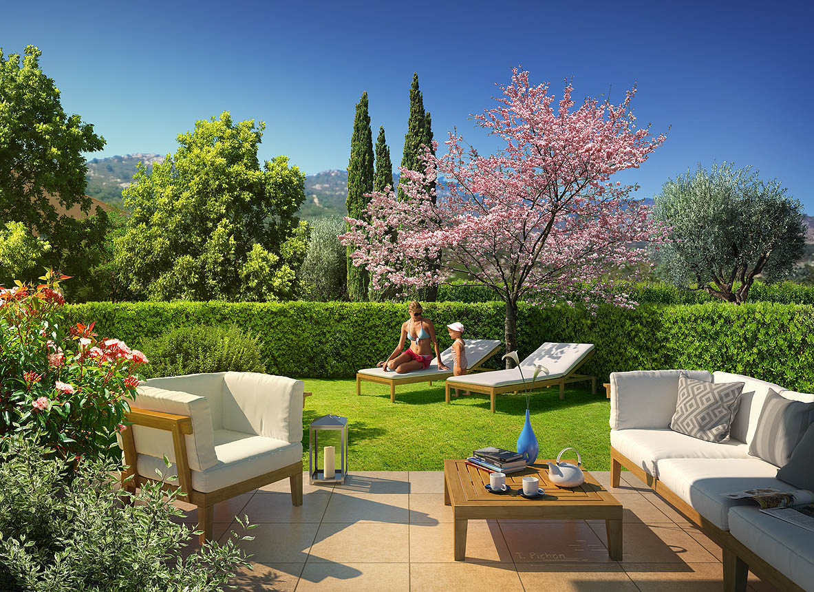 perspective - immobilier - programme ÉCRIN VERT