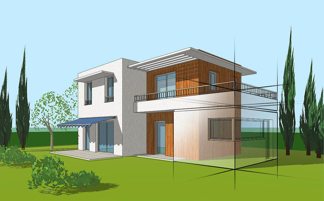 image 2D-3D - architecture