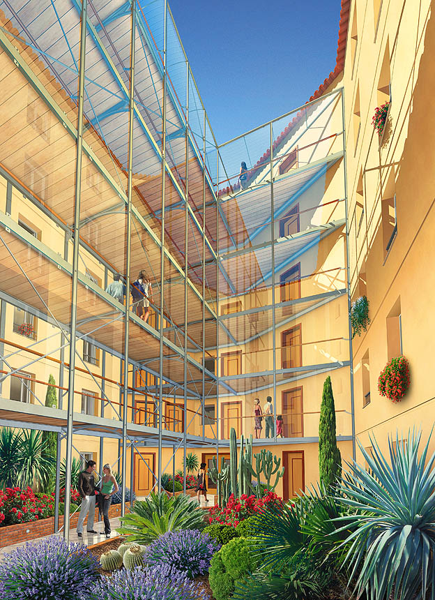 perspective - immobilier - programme PALAIS CARNOT