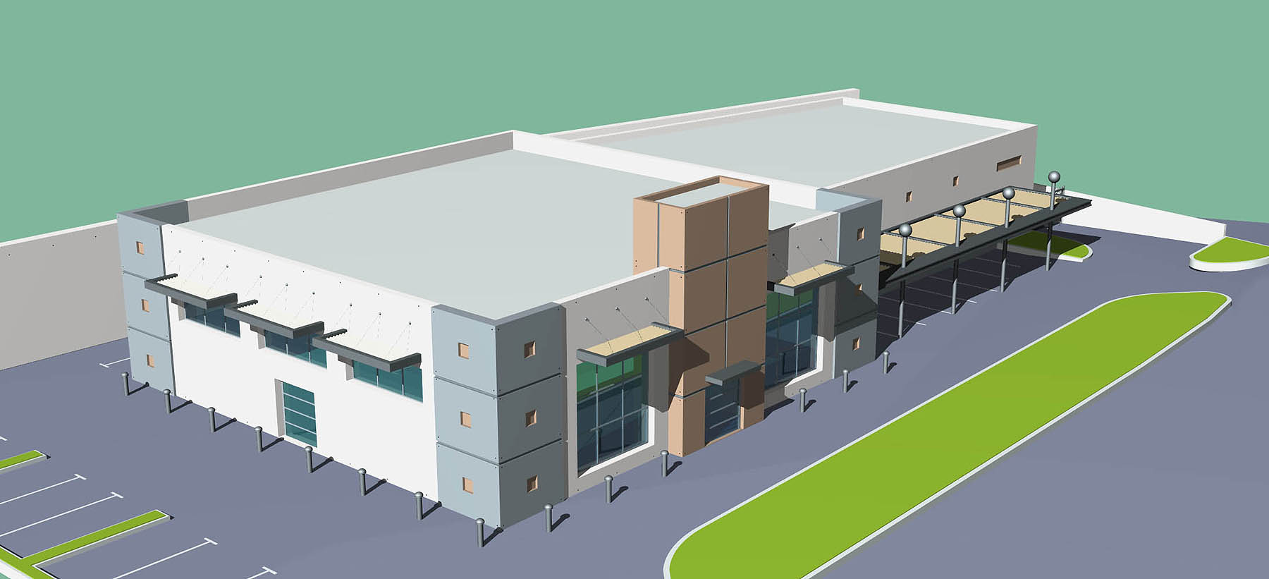 image 2D-3D - architecture - projet BALITRAND