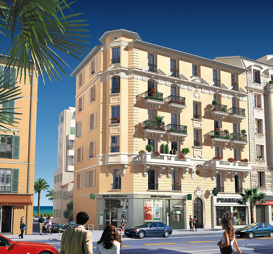 perspective - immobilier - programme PALAIS MAGNAN