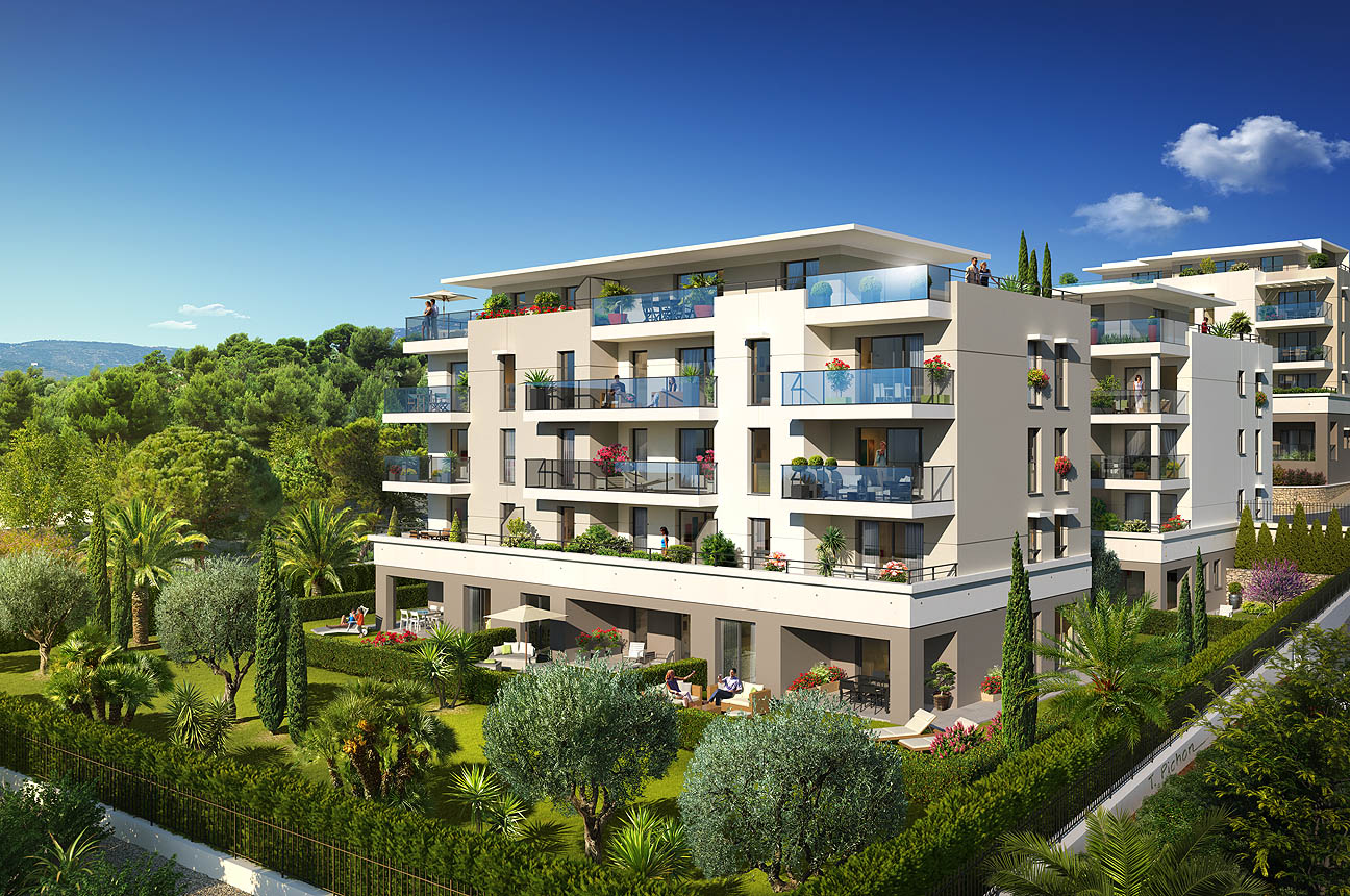 perspective - immobilier - programme ANTHEA GARDEN